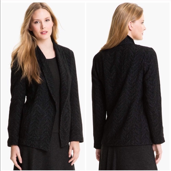 Eileen Fisher Jackets & Coats Eileen Fisher Herringbone Jacket